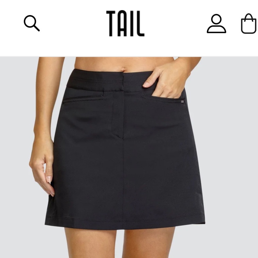 TAIL Black Mini Skort